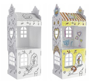 KOLOROWANKA-SKŁADANKA 3D MINI - DOMEK PYSZNOŚCI 9