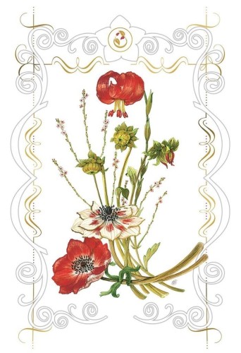 Karnet 12x18cm + koperta Lilie