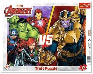 PUZZLE RAMKOWE 25 DRUŻYNA AVENGERS TREFL, TREFL