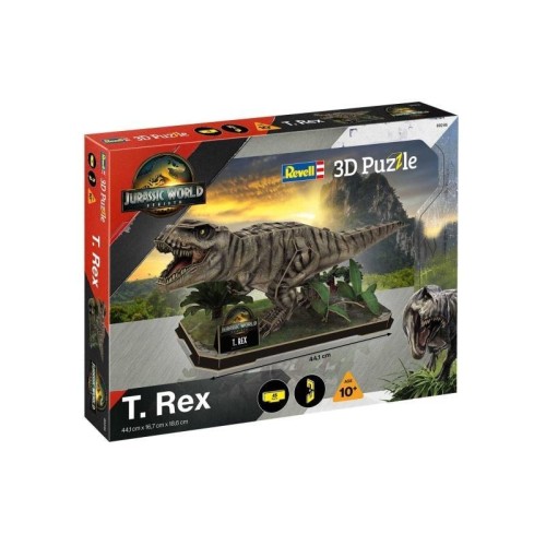 Puzzle 3D Jurassic World Rebirth - T. Rex, Revell