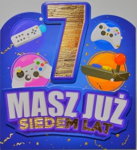 KARNET URODZINY 7
