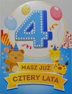 KARNET URODZINY 4