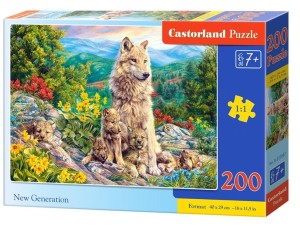 PUZZLE 200 NEW GENERATION CASTOR, CASTORLAND
