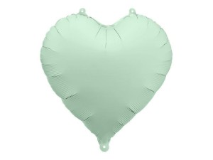 BALON FOLIOWY SERCE 45CM ZIELEŃ