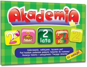 AKADEMIA - 2 LATA + 32 NAKLEJKI GREG, EWA SAJEK