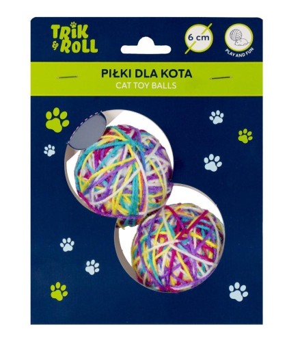 Piłka dla Kota 6cm 2szt