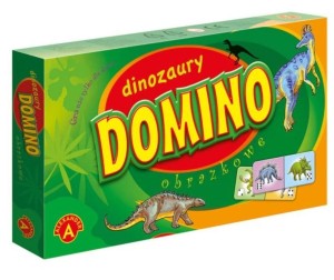 DOMINO OBRAZKOWE DINOZAURY ALEX, ALEXANDER