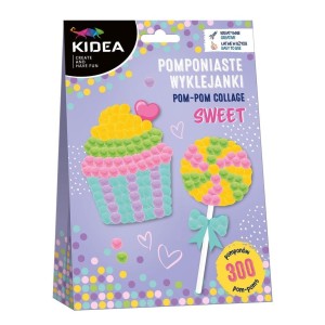 WYKLEJANKI POMPONIASTE SWEET KIDEA, DERFORM