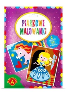 PIASKOWE MALOWANKI KSIĘŻNICZKA I JEDNOROŻEC ALEX