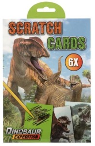 WYDRAPYWANKA DINO 6 KARTEK