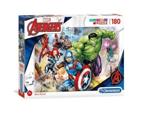 PUZZLE 180 SUPER KOLOR THE AVENGERS, CLEMENTONI
