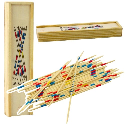 Bierki drewniane Mikado 41el, Leantoys