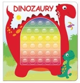 DINOZAURY. KSIĄŻECZKA SENSORYCZNA, PRACA ZBIOROWA