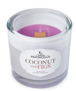 ŚWIECZKA SOJOWA COCONUT AND FIGS BIAŁA 170G