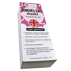 ANGIELSKI FISZKI ZDANIOWE (POZIOM B1) CREATIVO