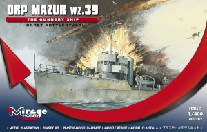OKRĘT ARTYLERYJSKI ORP MAZUR WZ 39