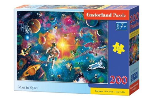 Puzzle 200 Man in Space CASTOR, Castorland