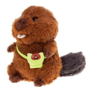 MASKOTKA BÓBR Z TOREBKĄ 20CM ROZETTE, ROZETTE