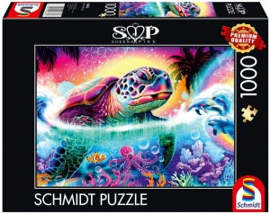PUZZLE PQ 1000 ŻÓŁW, SCHMIDT