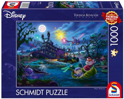 Puzzle PQ 1000 Bernard i Bianka, Schmidt