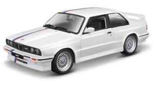 1988 BMW 3 SERIES M3 WHITE 1:24 BBURAGO, BBURAGO