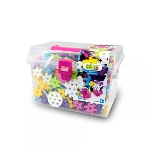 Klocki Meli Basic Constructor Pink Travel Box 500