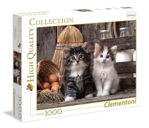 PUZZLE 1000 HQ LOVELY KITTENS, CLEMENTONI