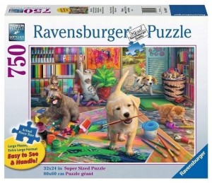 PUZZLE 750 SŁODCY ARTYŚCI, RAVENSBURGER