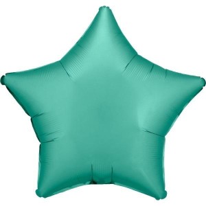 BALON FOLIOWY LUSTRE JADE GREEN GWIAZDA LUZEM 48CM