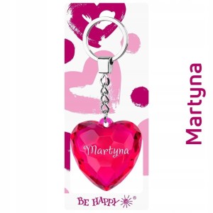 BRELOK SERCE MARTYNA, BE-HAPPY GIFTS