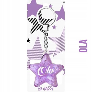 BRELOK GWIAZDKA OLA, BE-HAPPY GIFTS