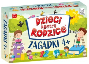 DZIECI KONTRA RODZICE. ZAGADKI 4+, KANGUR