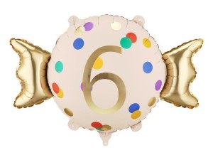 BALON FOLIOWY CUKIEREK 6 61X37CM