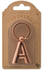METALOWY BRELOK DO KLUCZY LITERA A KEYRING, IF