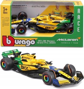 MCLAREN F1 MCL38 MONACO GP SENNA LIVERY, BBURAGO