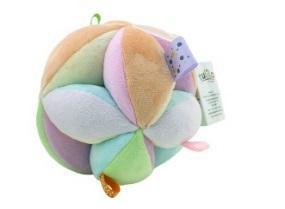 PIŁKA PLUSZOWA PASTELOWA 11CM, TULILO