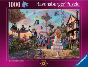 PUZZLE 1000 ZACZAROWANY CYRK, RAVENSBURGER