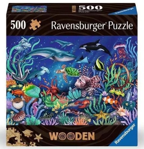 Puzzle drewniane 500 Podwodny świat, Ravensburger