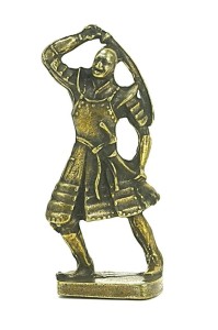 FIGURKA METALOWA SAMURAJ 3,5CM, ABINO