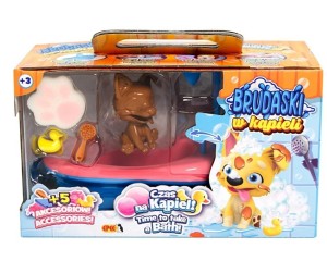 BRUDASKI W KĄPIELI PIESEK CORGI CZARNO-BIAŁY 5EL