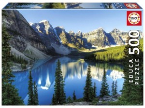 PUZZLE 500 JEZIORO W KANADZIE, EDUCA