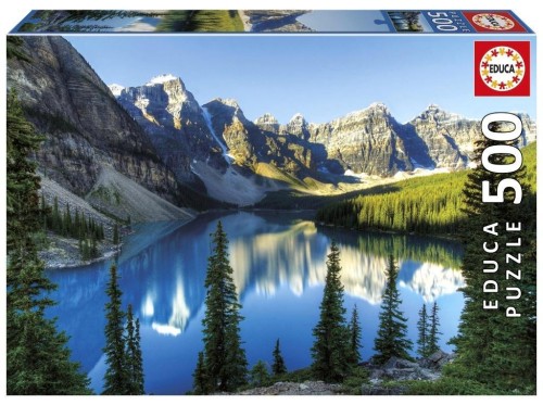 Puzzle 500 Jezioro w Kanadzie, Educa