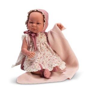 LALKA HISZPAŃSKA REBORN MAUREN Z KOCYKIEM 46CM