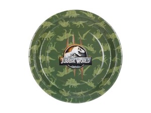 TALERZYKI JURASSIC WORLD 23CM 6SZT