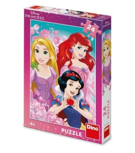 PUZZLE 3 KSIĘŻNICZKI DISNEYA 24EL, DINO TOYS