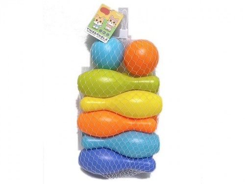 Zestaw do gry w kręgle 20x12x32cm, Madej