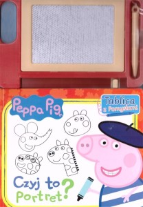 PEPPA PIG. TABLICA Z POMYSŁAMI. CZYJ TO PORTRET?