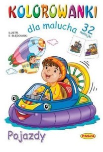 KOLOROWANKI DLA MALUCHA - POJAZDY