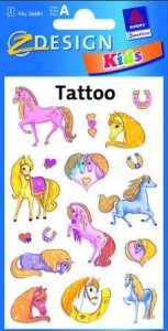 TATUAŻE - BŁYSZCZĄCE KUCYKI, ZDESIGN
