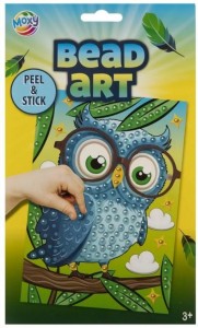 ZESTAW KREATYWNY KORALIKÓW DO MOZAIKI A5 SOWA